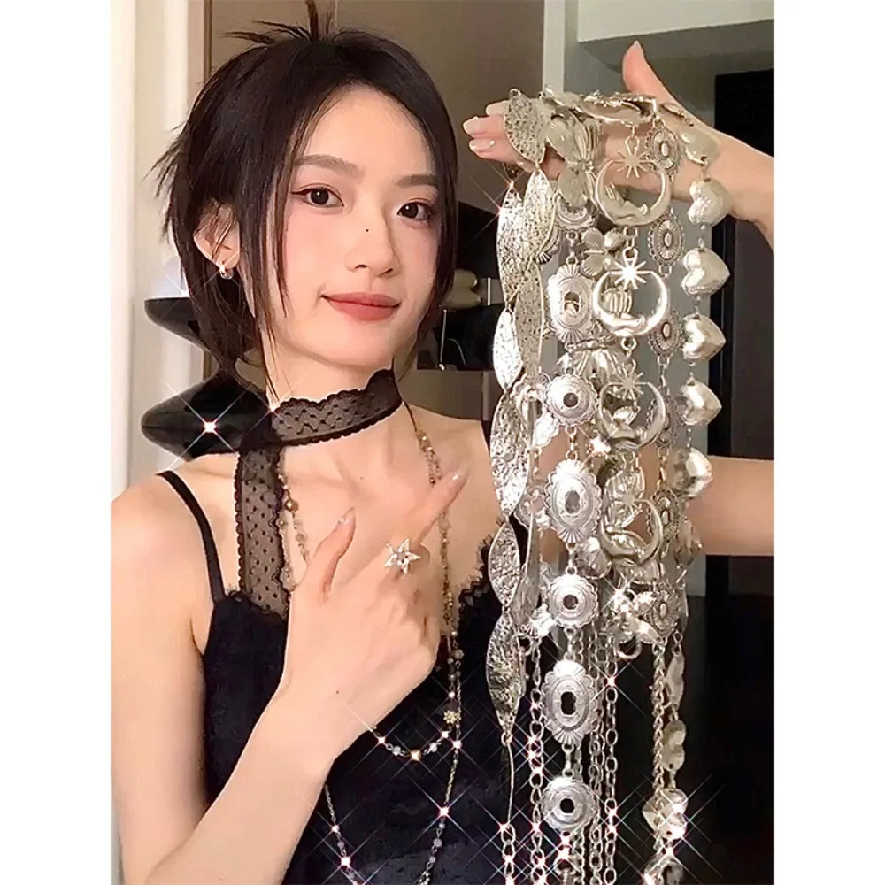 

Fashion Bohemian Waist Chain Y2K Vintage Metal Bohemian Belt Dress Decoration Trendy Skirt Dress Waist Summer Beach Accessories