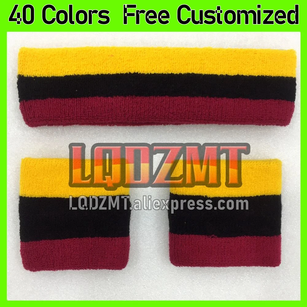 Custom High Quality Cotton Sweat Headband For Men Sweatband Women Yoga Hair Bands Wrestling Sports Head Sweat Band Sports Safety