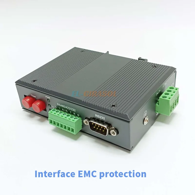 80KM Industrial Grade 485 To Fiber Converter 232/485 Optical Terminal 3-in-1 485 To FC Single-mode Dual Fiber Optic Transceiver