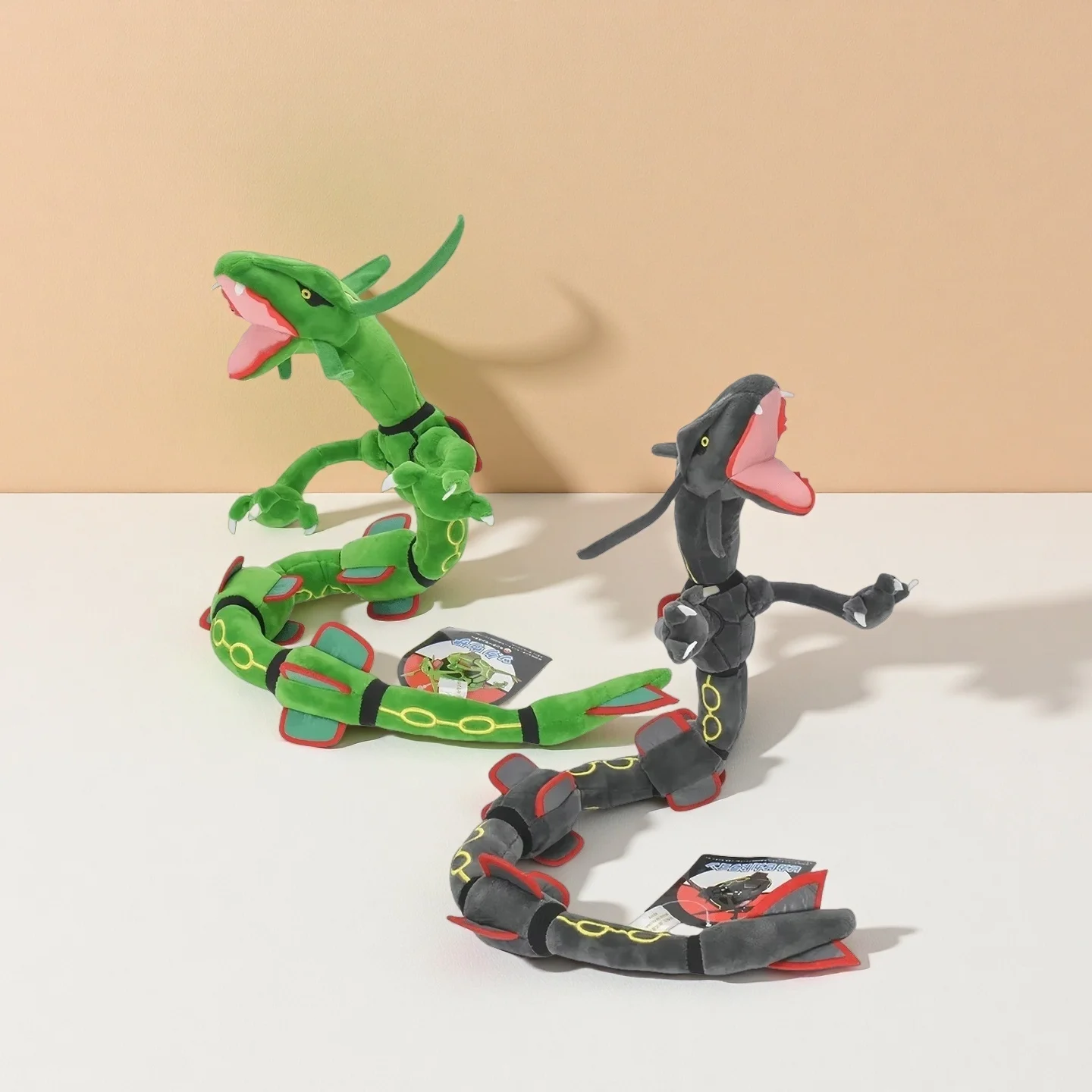 

76CM Pokemon Plush Rayquaza Dragon Green Cotton Soft Stuffed Anime Collectible Plush Toy Gift for Kid Artoon Character Toy Great