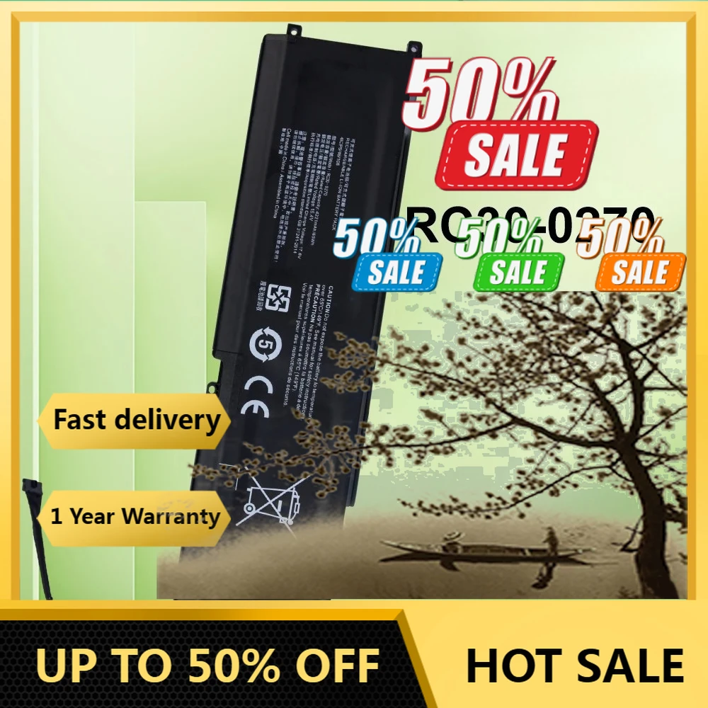 

【Fast Delivery】RC30-0270 Laptop Battery For Razer Blade15 Base Stealth 2018 Series Notebook RZ09-03006 RZ09-0270 RZ09-0 36 Month