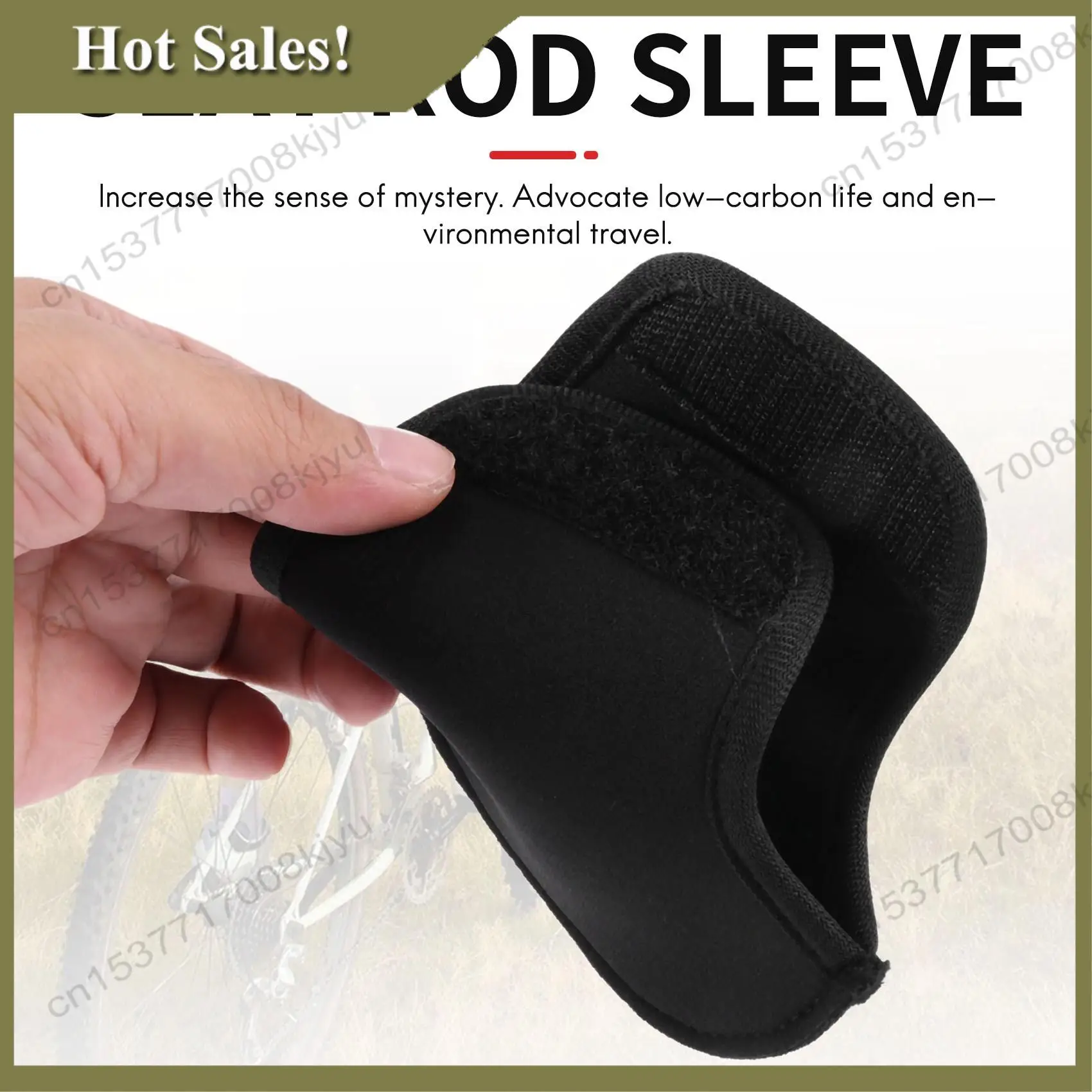 -A23G Seatpost Cover For Suntour Suspension Seatpost Black Protective Case For Suntour NCX Seatpost Finger Guard Protection