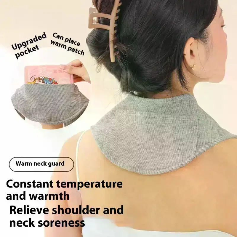 

All-Season Soft Scarf For Men Women- Breathable Quick-Drying Warm Neck Wrap Neck Warmer With Pocket Comfortable Unisex Accessory