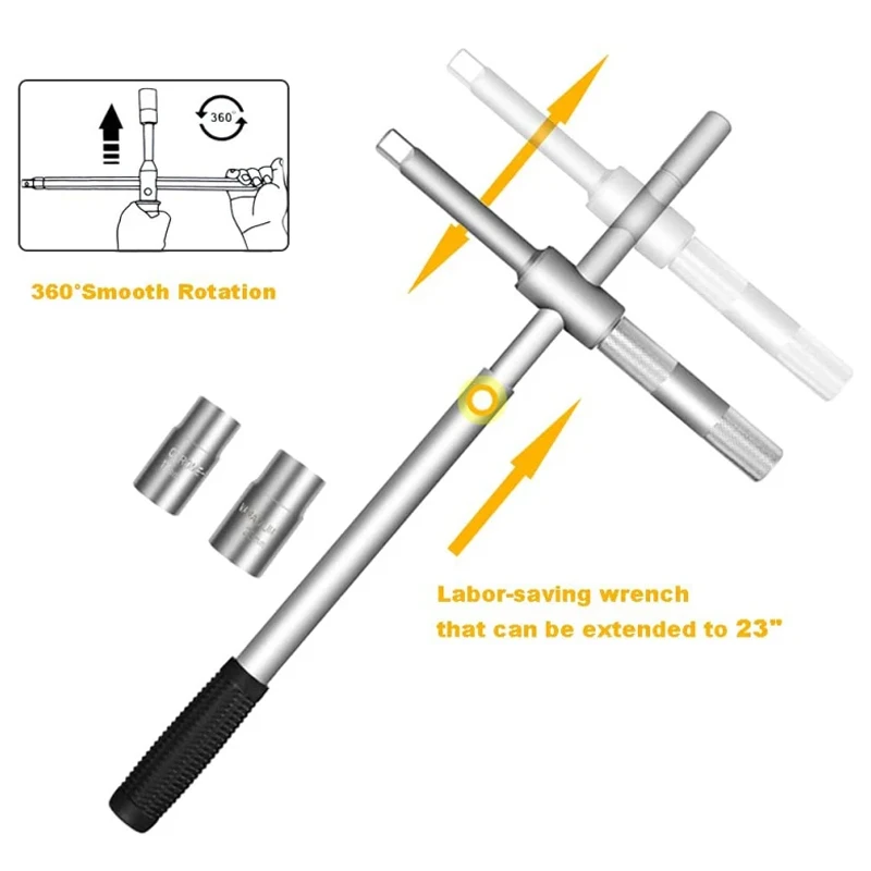 

Шиномонтажный станок с поперечной втулкой, автомобильный механический ручной инструмент, динамометрический ключ для шин, удлиненный стержень, легкий инструмент для разборки