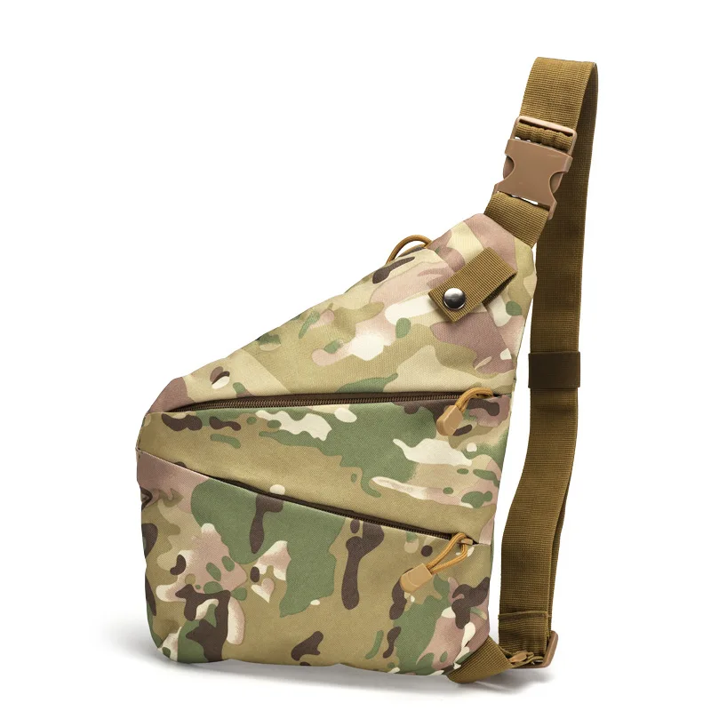 

22*5*30cm Nylon Camouflage Shoulder Bag With Zippers Buckle Snap Buttons