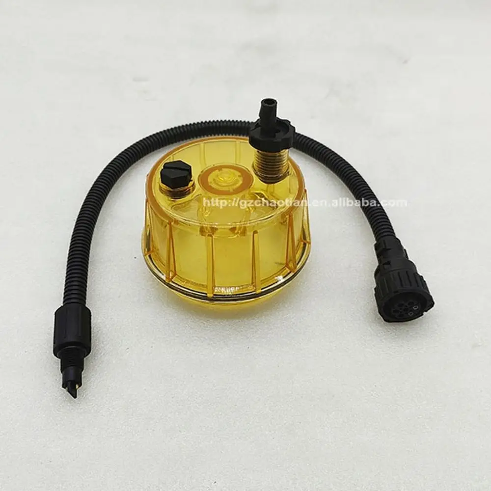 

For Vol-vo Fuel Filter Cup 11110737 Oil Water Separator Sensor With Cap Bowl Ec210 Ec460 Ec360 Excavator RXMVP