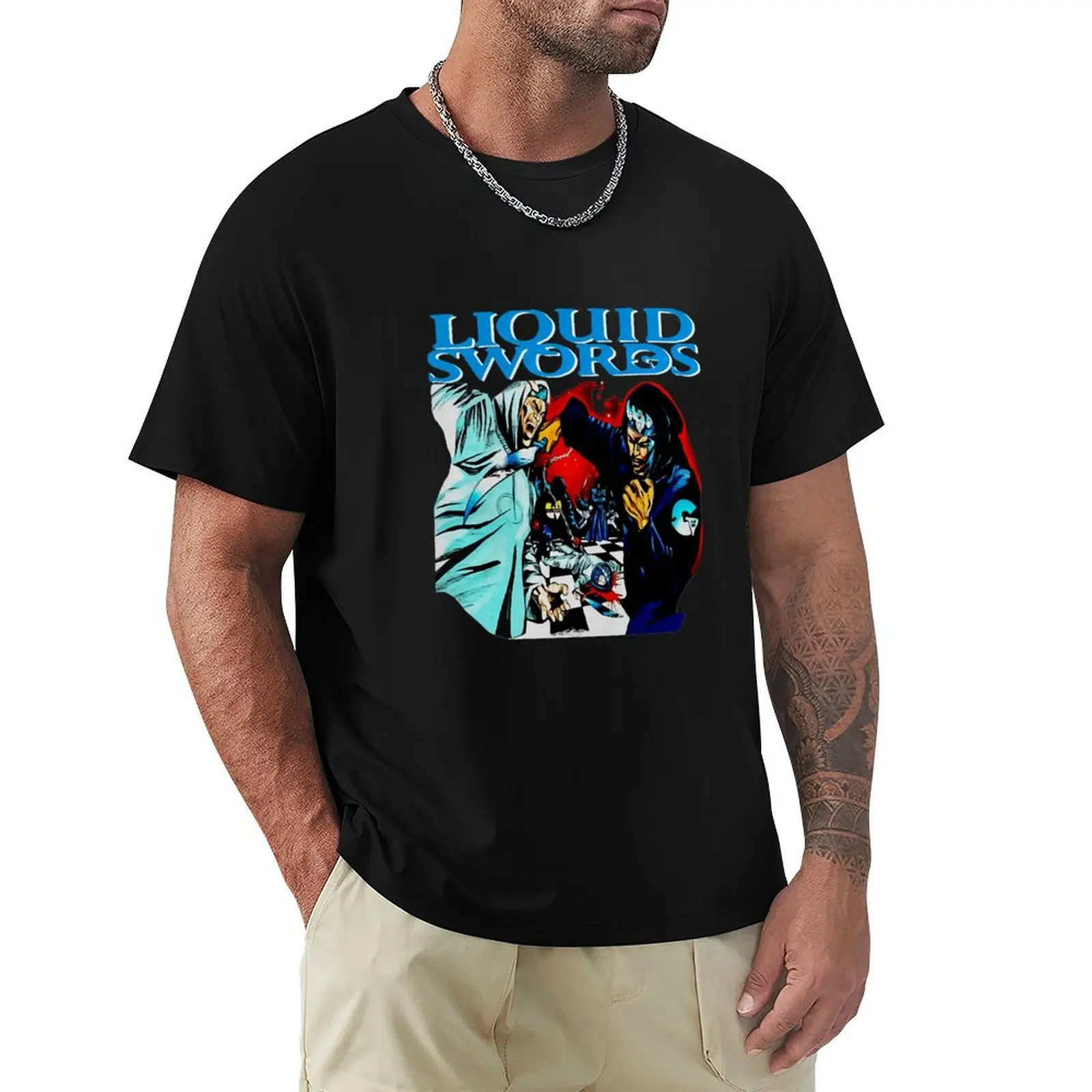 

Liquid-Swords T-Shirt Short sleeve tee funny gifts funny t shirts men