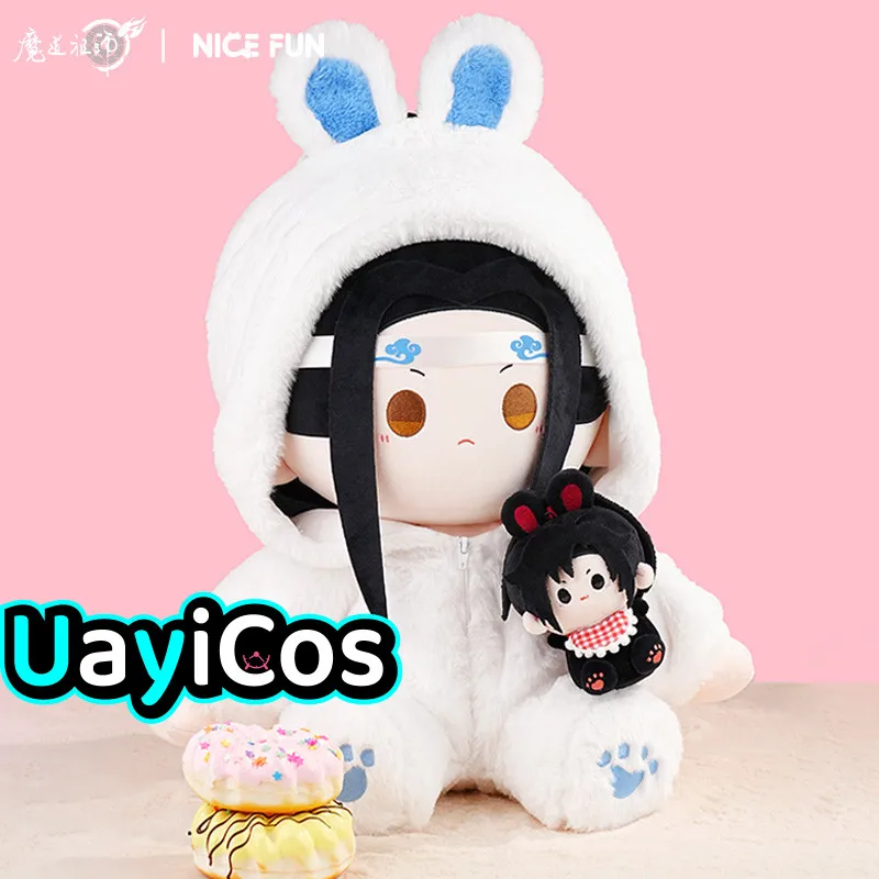 

40cm Original MDZS Mo Dao Zu Shi Wei Wuxian Lan Wangji Rabbit Stuffed Plushies Doll Keychain Clothes Pillow Anime Toy Kids Gifts