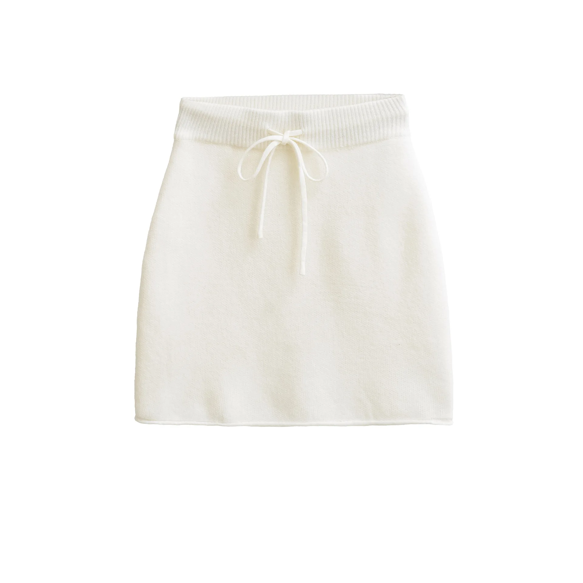 

Korean Casaul Style Lace-up Drawstring Slimming A-line Bodycon Knitted Half-length Straight Skirt Bodycon Short Skirt Charm HWHV