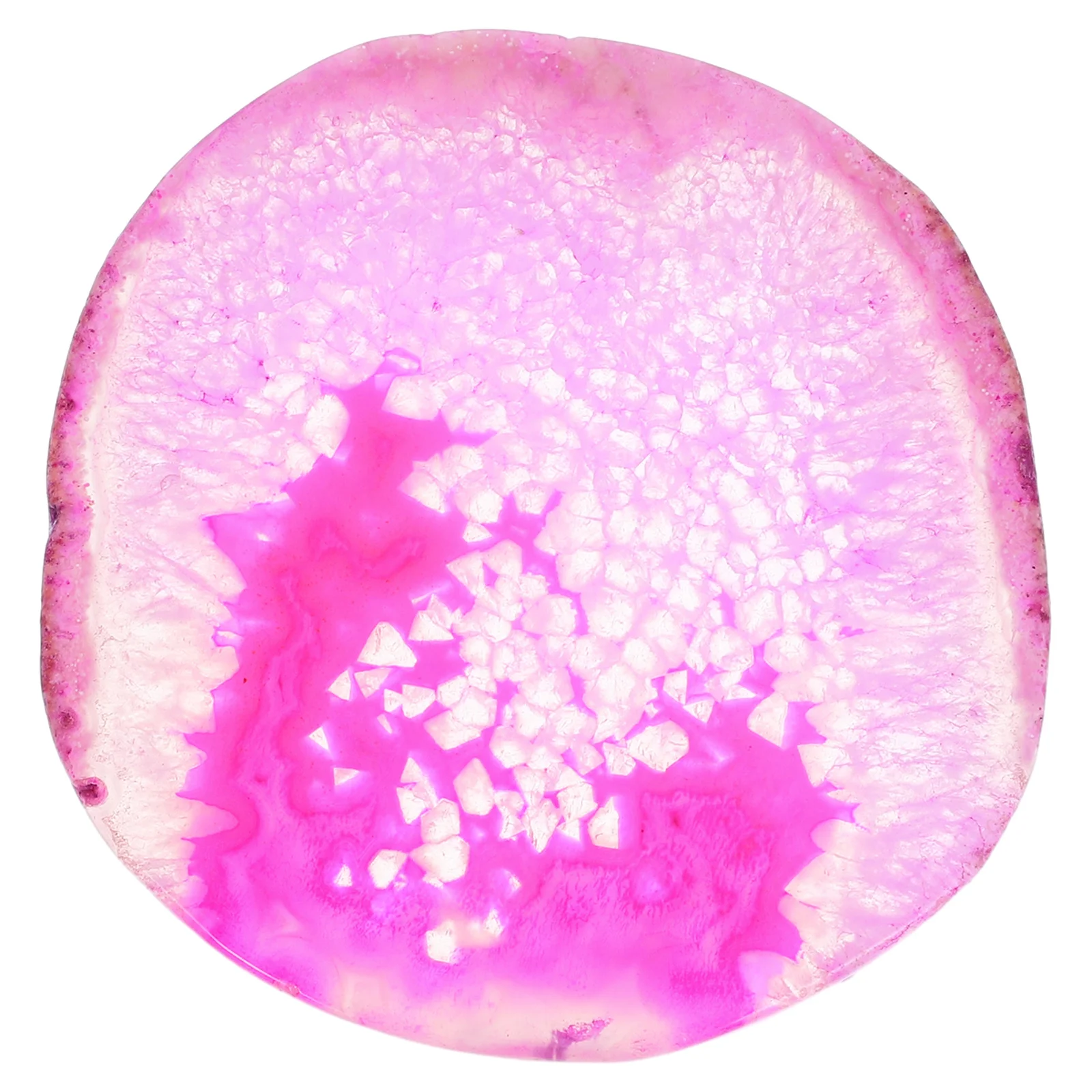 

Natural Agate Stone Coaster Round Creative Cup Mat Heat Resistant Absorbent Elegant Coasters for Home Office Bar Desktop