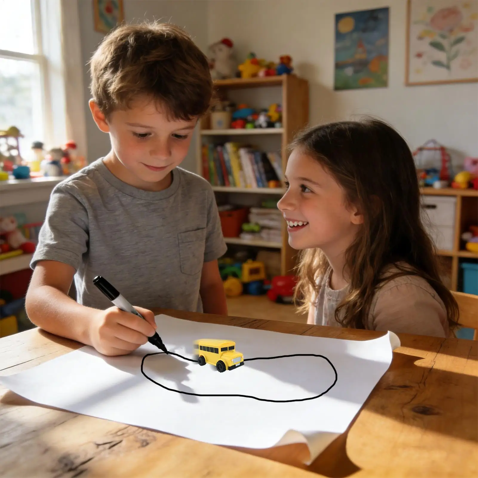 

Kids Car Toys Track Inductive Following Vehicle Remote Control Car Gesture Sensing Robot Toy for Boys Girls Birthday Party Gifts