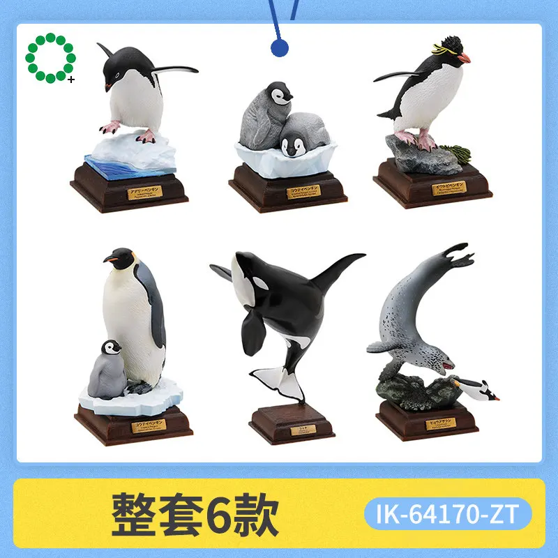 Миниатюрная фигурка пингвина Аделе из серии Ikimon Gashapon Antarctic Animal Special Edition, коллекционный настольный сувенир для взрослых
