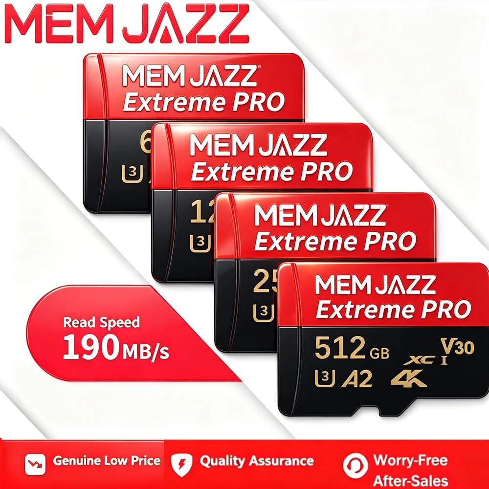 Micro TF SD 64GB 128GB 256GB 512GB Memory Card SD Card Class 10 UHS-I U3 V30 Hot Sale For Steam Deck Game Storage High Speed