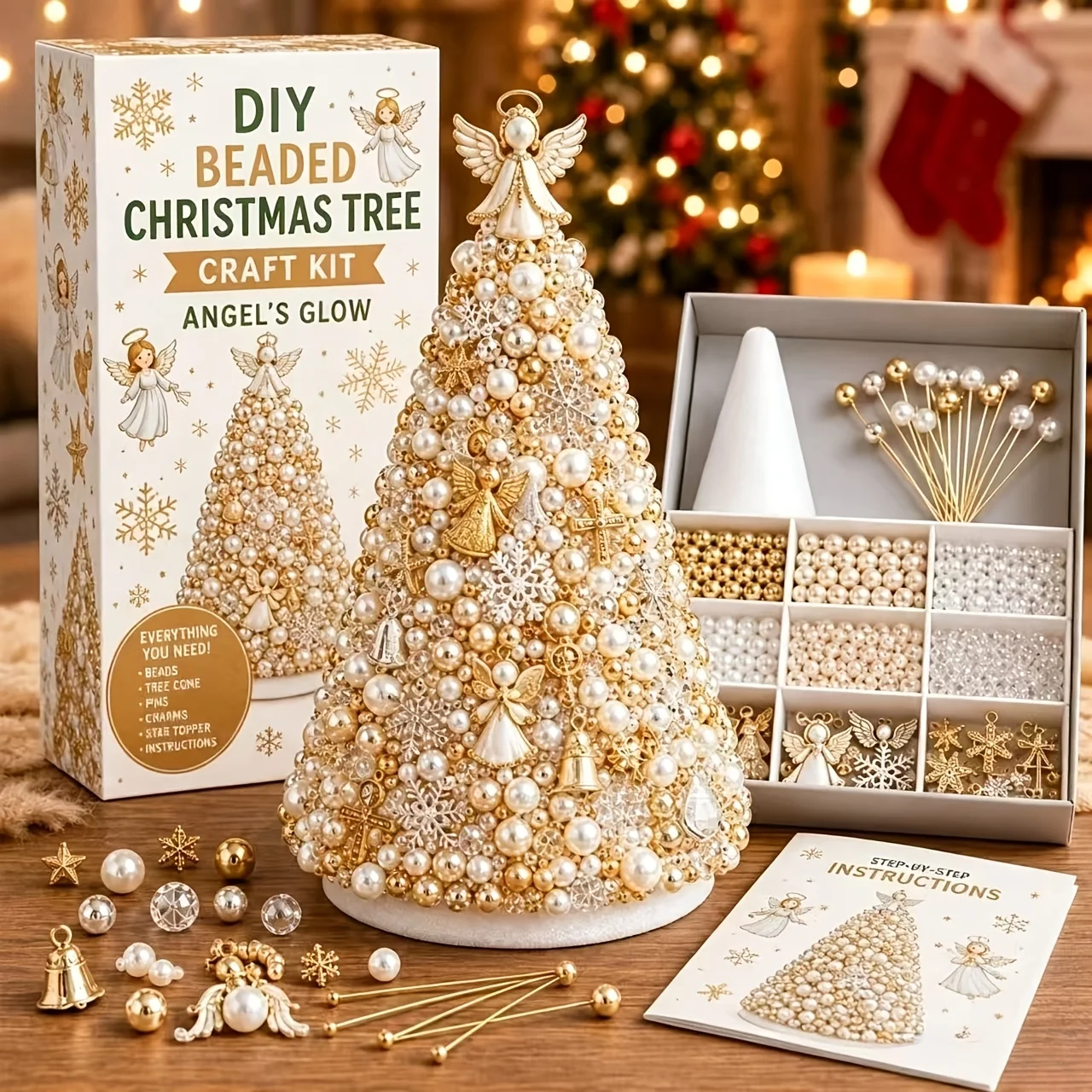 Beaded Christmas Tree Kit 2