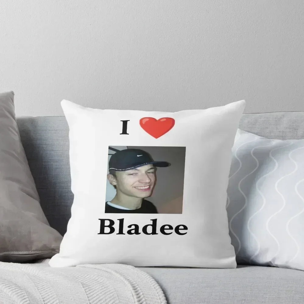 I Heart Bladee Throw Pillow Cushion Cover Luxury Sofa Decorative Covers Cushions For Decorative Sofa Sitting Cushion pillow