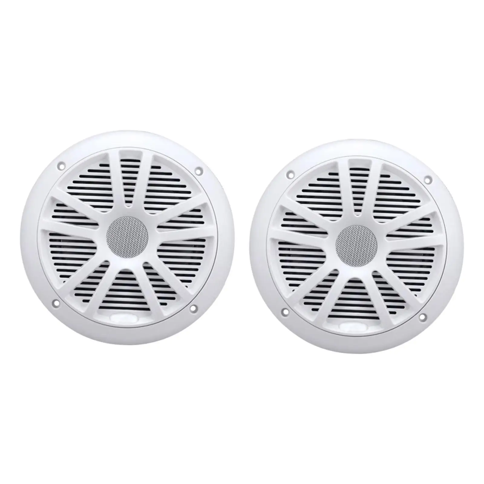 2x Marine Speakers, Accessories, Practical, Replace Easy to Install Premium High Performance Waterproof Weather Resistant