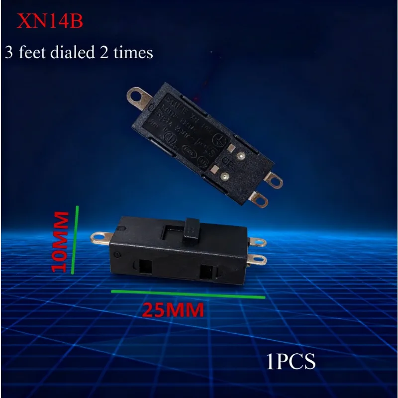 2PCS Replacement Switch for LF03 3-Pin 3-Speed Hair Dryer XN-14B