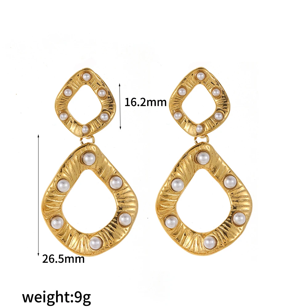 الفولاذ المقاوم للصدأ الذهب الملمس زهرة مايكرو مطعمة اللون الزركون أقراط للنساء مجوهرات يومية مبالغ فيها