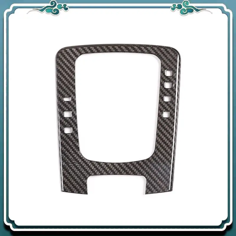 

A54K-For 911 718 2012-2019 Dry Carbon Fiber Center Control Gear Panel Cover Trim Sticker Decoration Car Accessories