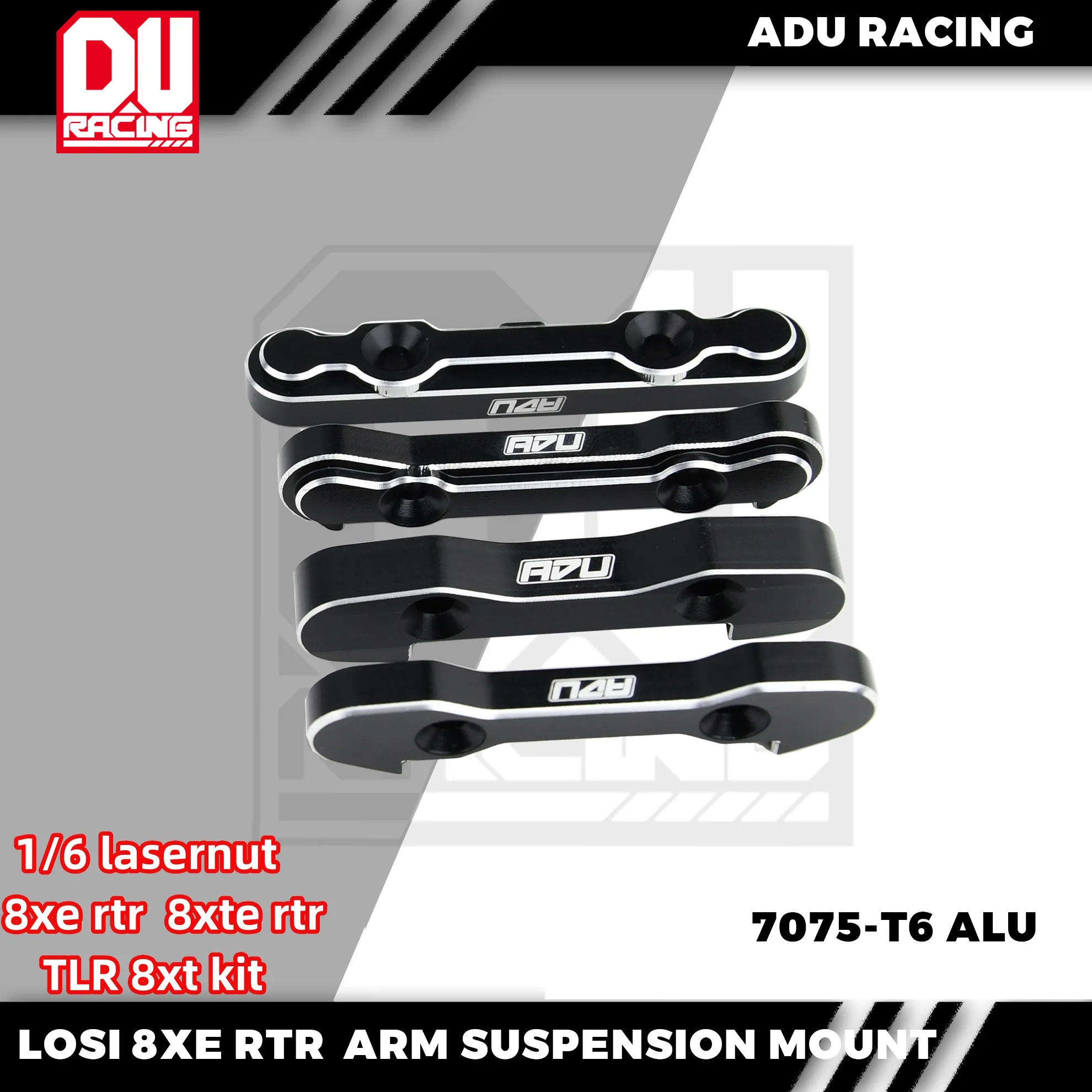 

ADU RACING крепление Подвески CNC 7075-T6, алюминий для LOSI 8XE 8XTE RTR 1/6 8IGHT-X SUPER LASERNUT