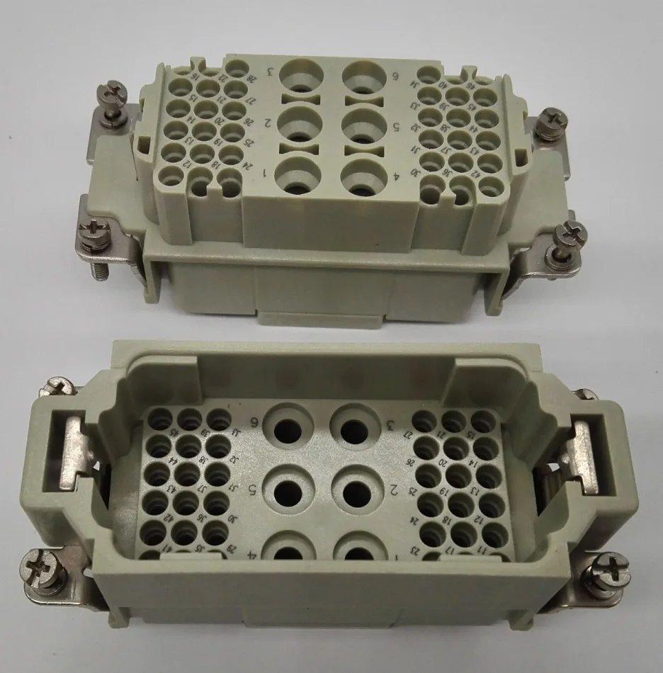 Heavy duty connector rectangular aviation plug socket industrial connector HDC-HK-006/36FC MC