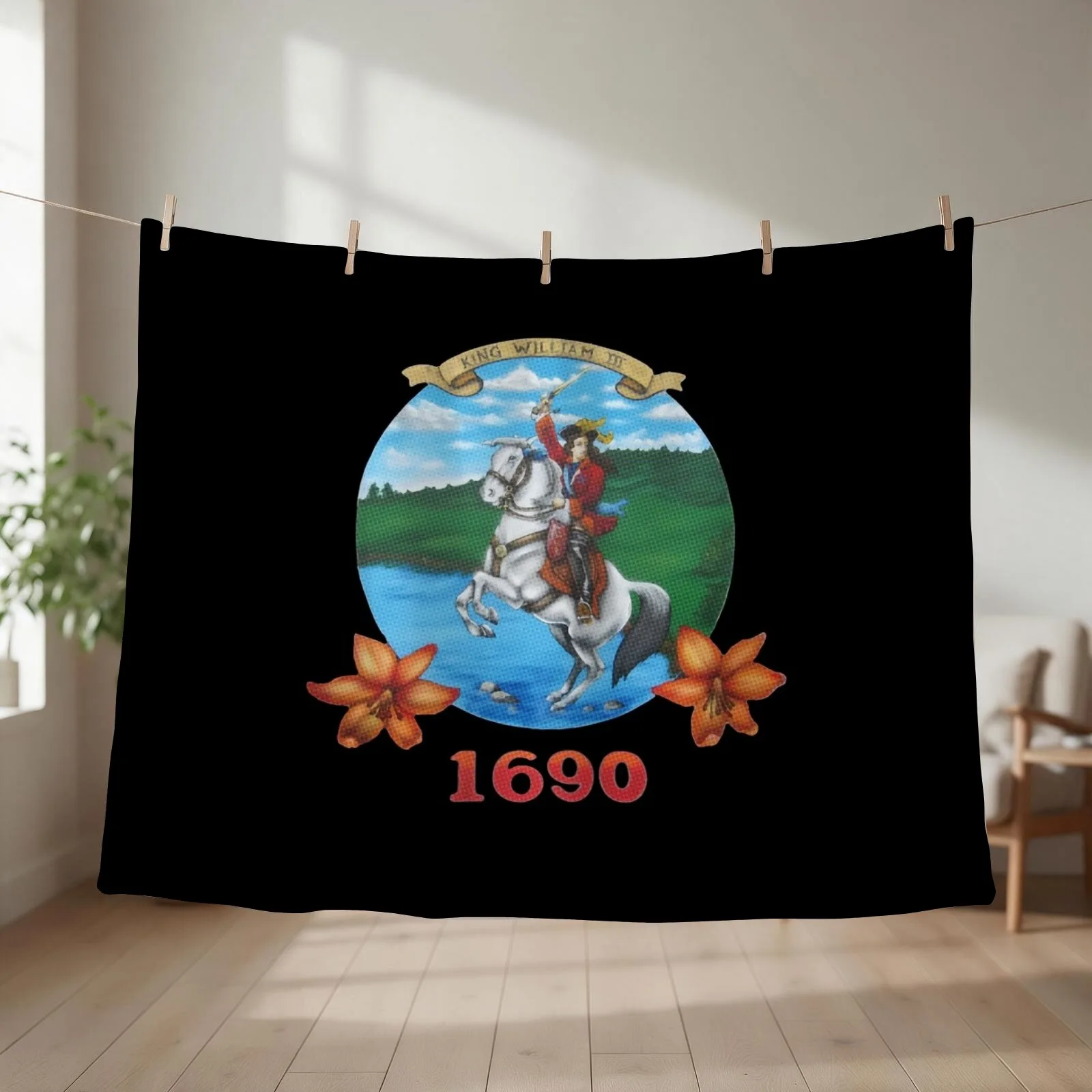 King Billy - 1690 Throw Blanket couch cozy soft plush fuzzy picnic outdoor blanket