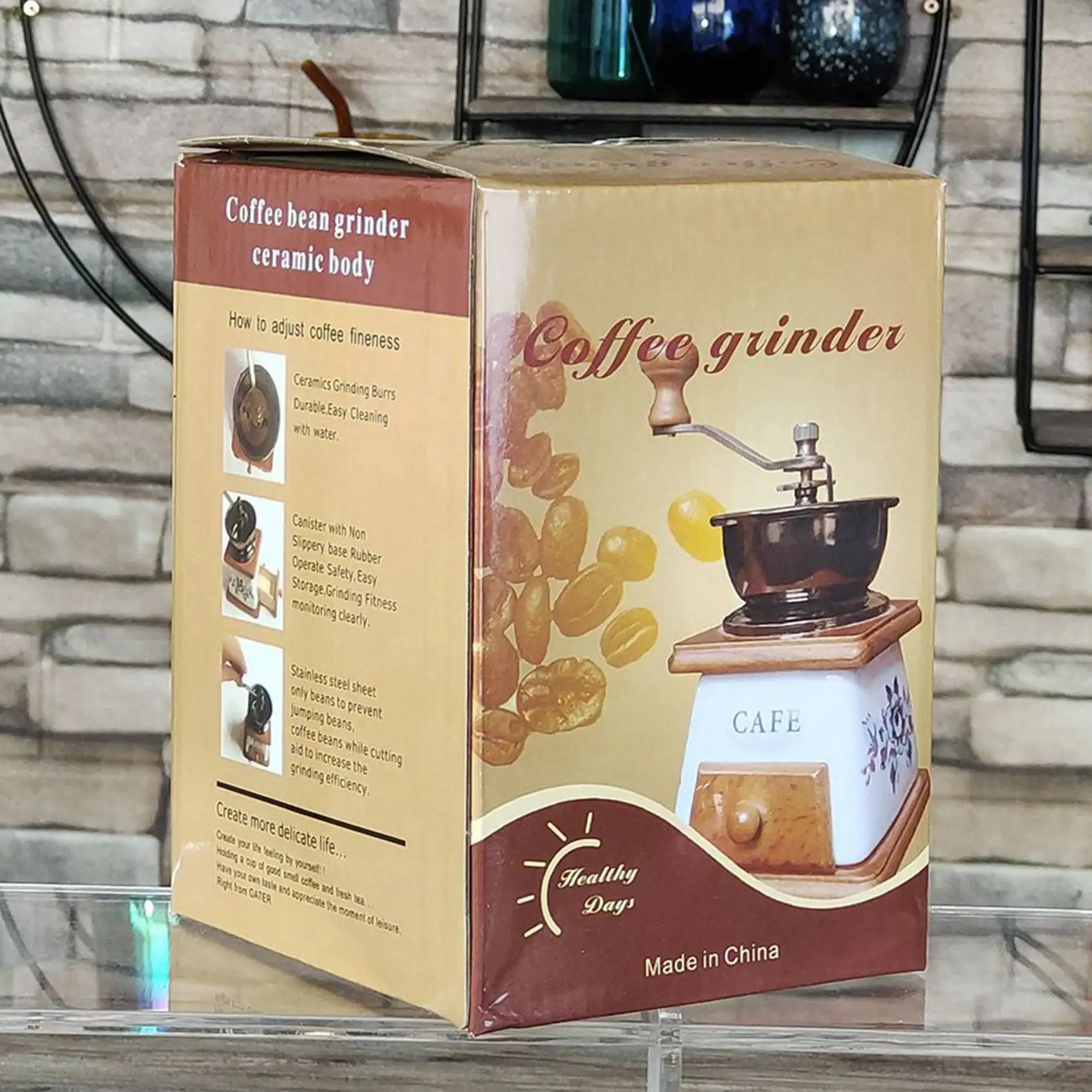 

LICE-2X Manual Coffee Grinder New Hand Grinder Small Coffee Powder Grinder Household Grinder Grinding Core