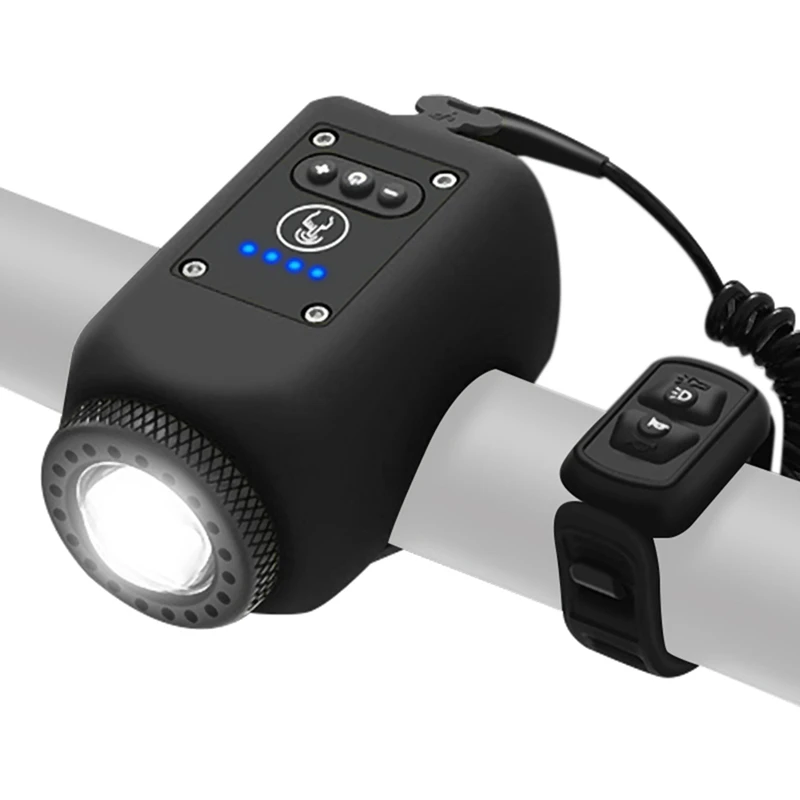 B48B-Fahrradlicht und Hupe 2-in-1-Set für Nachtfahrten, Nachtfahrten-Taschenlampenzubehör, 4
