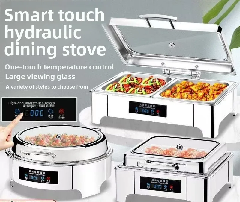 304 stainless steel buffet high-grade heating furnace insulation furnace constant temperature restaurant insulation hotel
