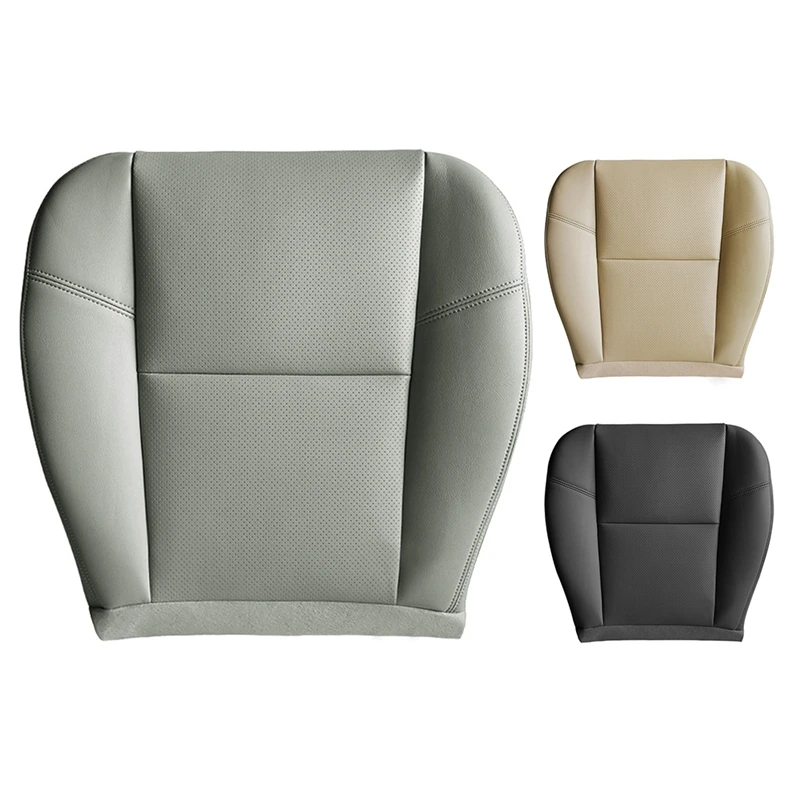 Car Front Driver Side PU Leather Seat Cushion Bottom Seat Cover For Cadillac Escalade 2007-2014