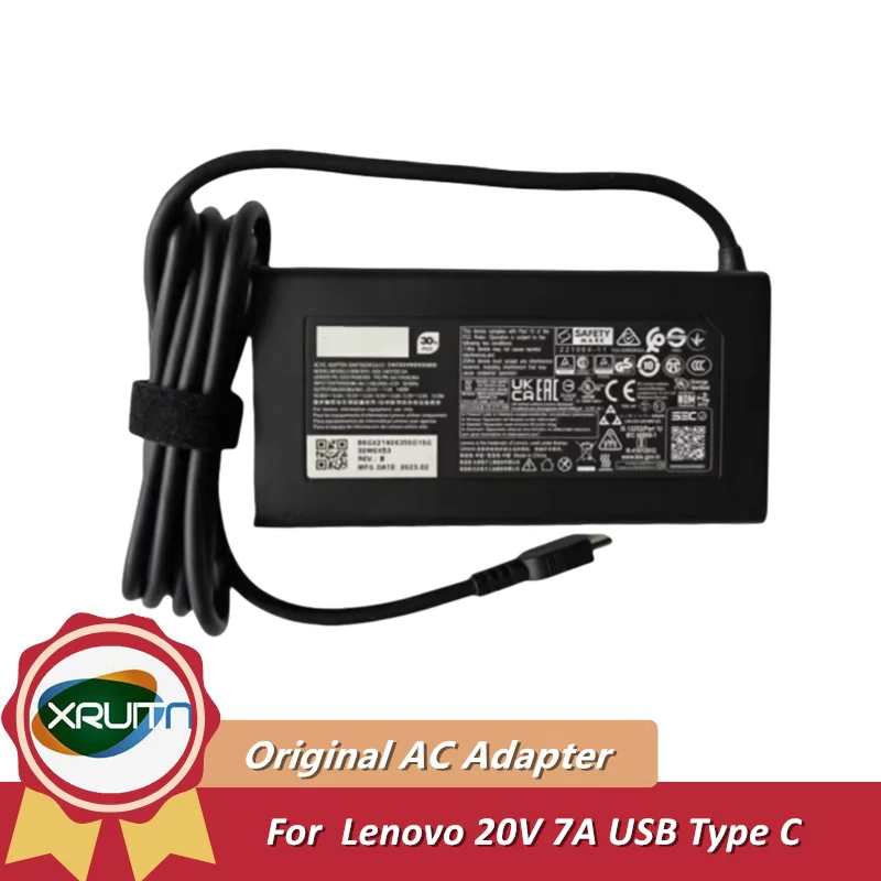 Original ADL140YDC3A 20V 7A 140W TYPE-C USB-C ADL140YLC3A ADL140YCC3A AC Adapter For Lenovo Thinkpad Laptop Power Supply Charger