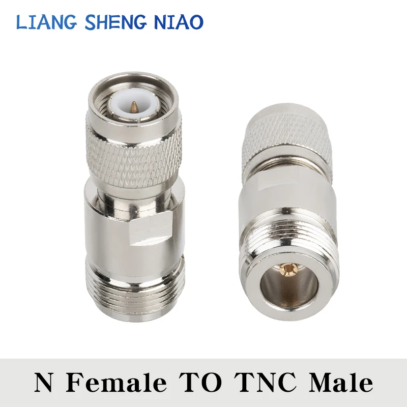 1pcs N Female TO TNC Male Connector TNC Male Jack To N Type Female Plug RF Coax Connector Straight Adapter L16