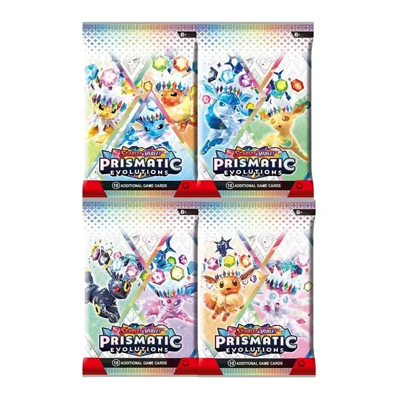 @@360 szt. Karta Pokemon Prismatic Evolutions Obsidian Flames PALDEAN FATES Surging Sparks English Booster Battle Transaction Card
