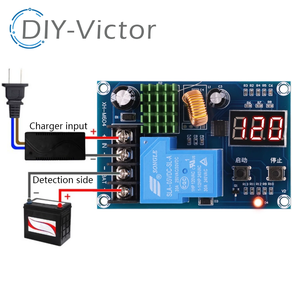 XH-M604 Battery Lit…