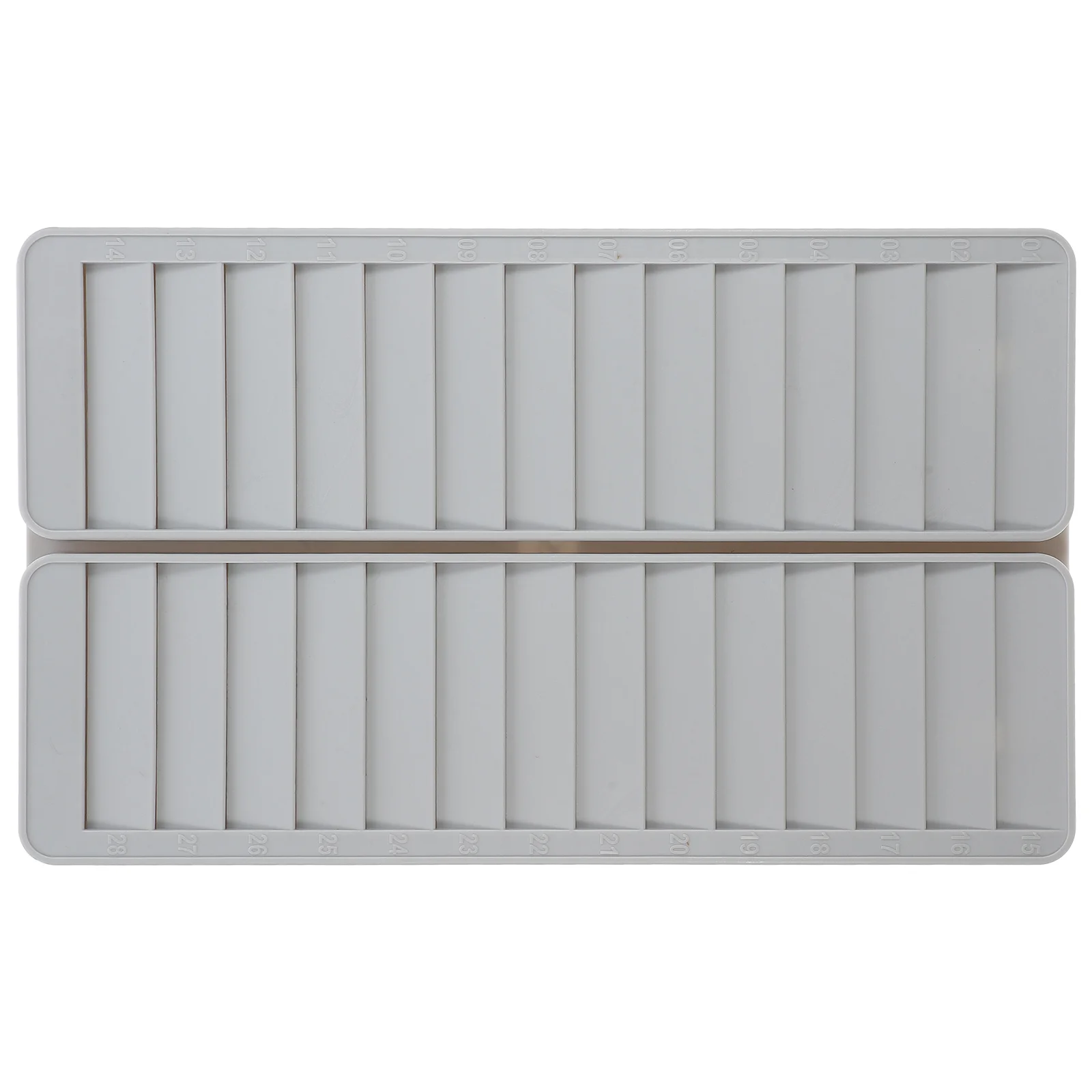 Plastic Business Card Holder Clock Slots Cards Vertical 28-slots Rack Attendance Storage Pp Office Time Wall Mounted