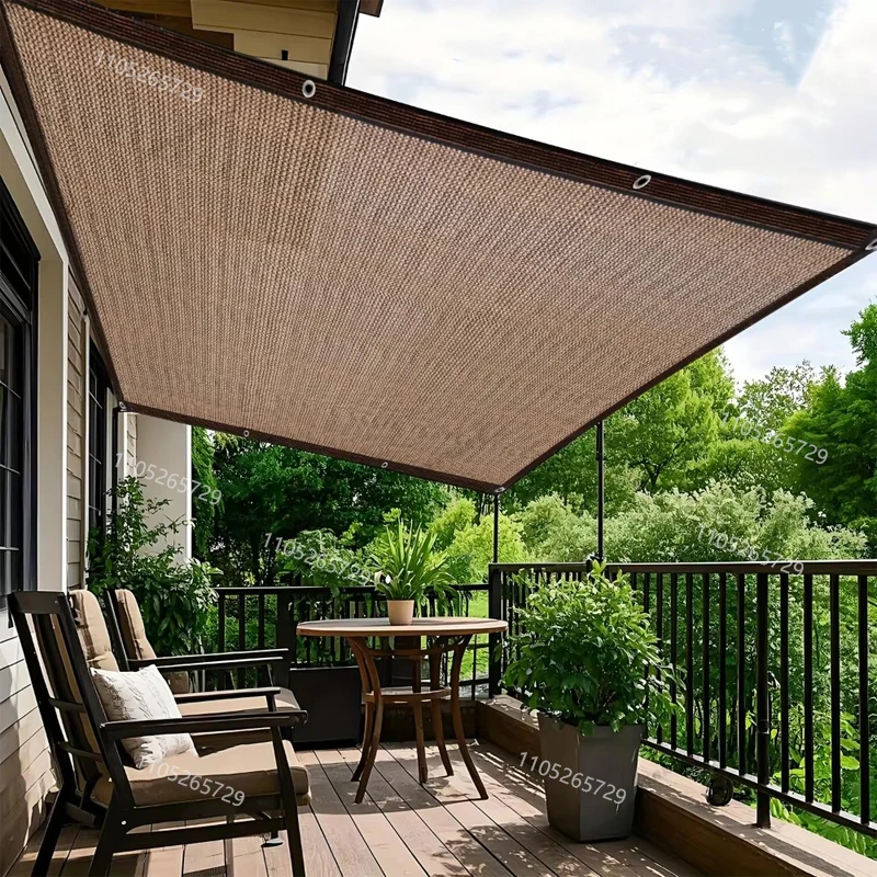 Garden Sunshade Net, Courtyard Sunshade Cloth Cover, Garden Pergola Sunshade Board, Greenhouse with Holes