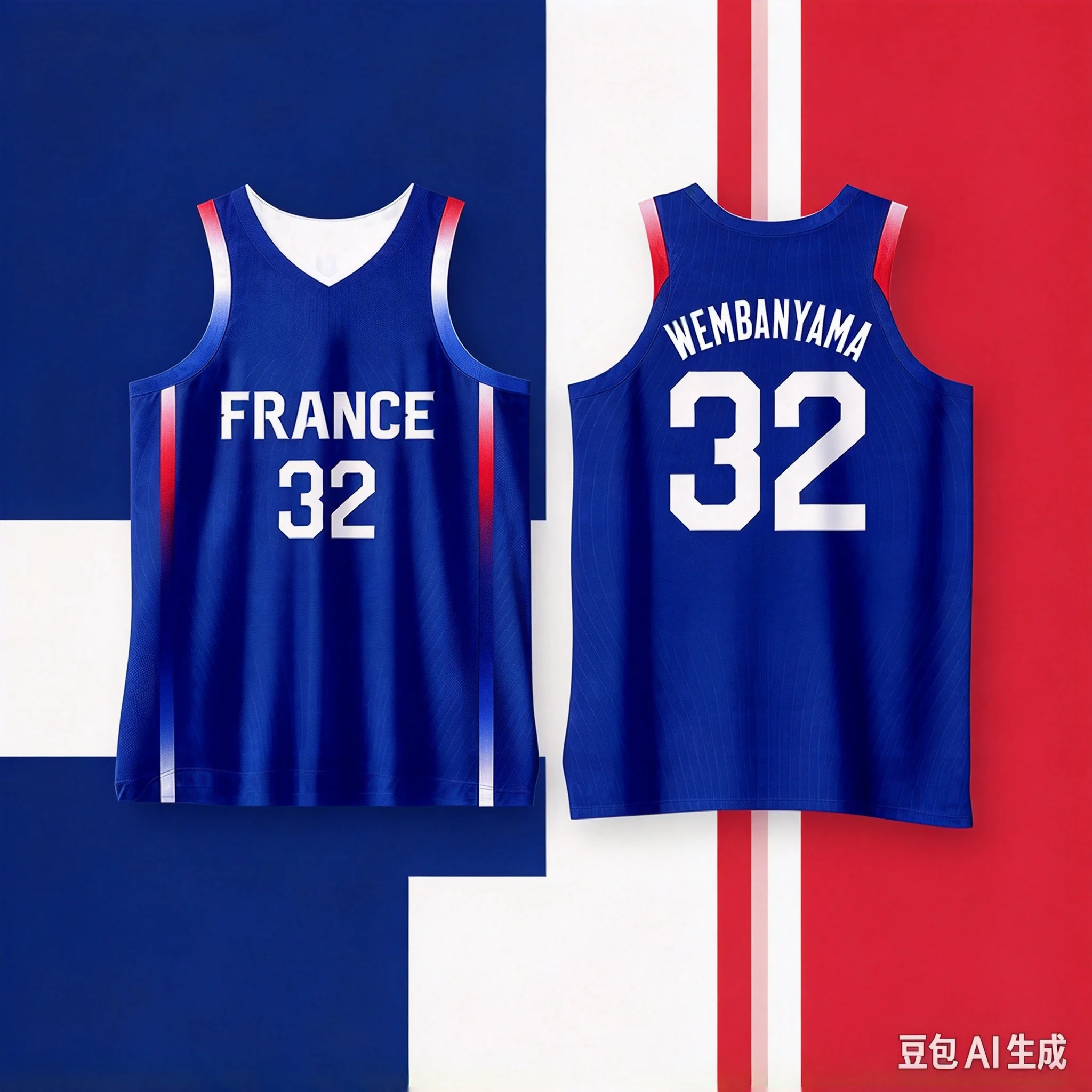 Men's and Women's Kid France Basketball Jerseys Breathable Quick Drying Outdoor Sportswear