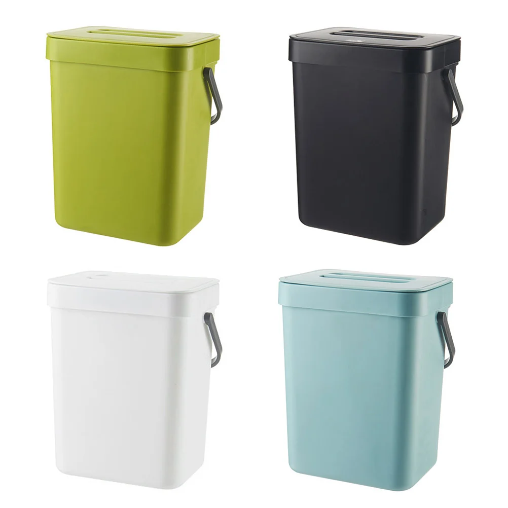 

C5 3L No Punch-Out Suspension Kitchen Compost Bin Waste Bin Household Countertop Container With Lid For Rubbish Composter Home