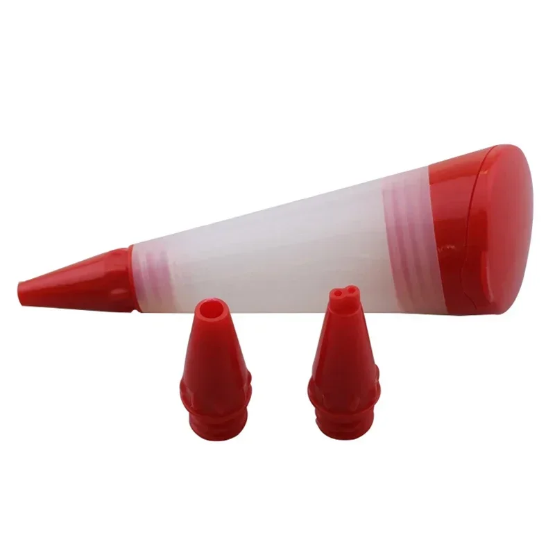 Silicone Food Writing Pen Pastry Plastic Nozzle Cake Decorating Tools Pastry Cream Chocolate Decorating Syringe Decoration Pen