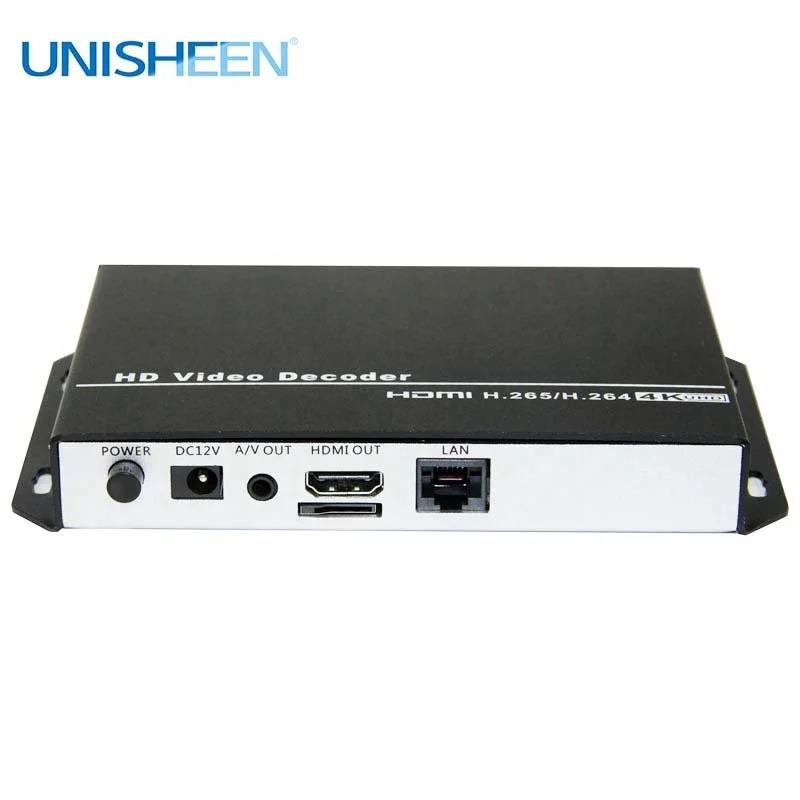 4K HDMI H.265 Video Capture Box Decoder Topbox Receiver RTMP RTSP UDP Streaming with Remote Control