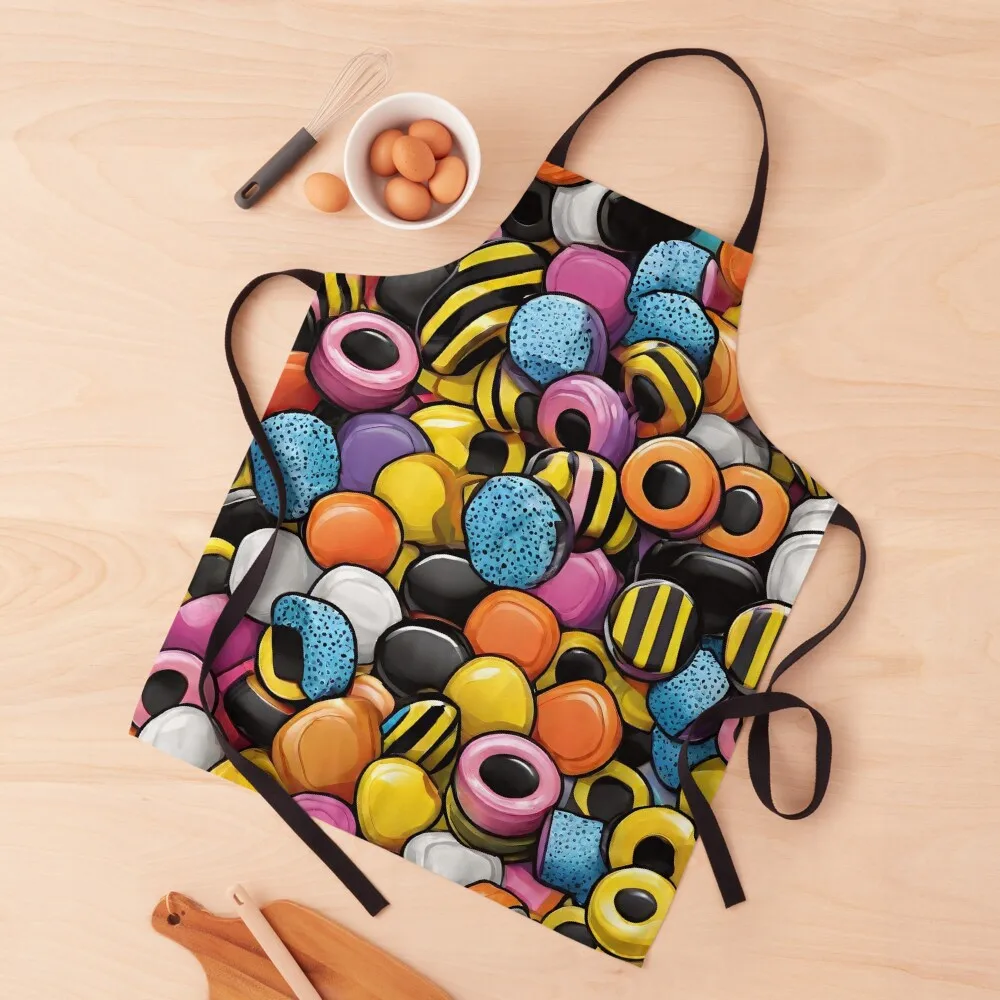 

Liquorice Allsorts 01 Apron barber uniform Things For Home And Kitchen Kitchen accessories Apron