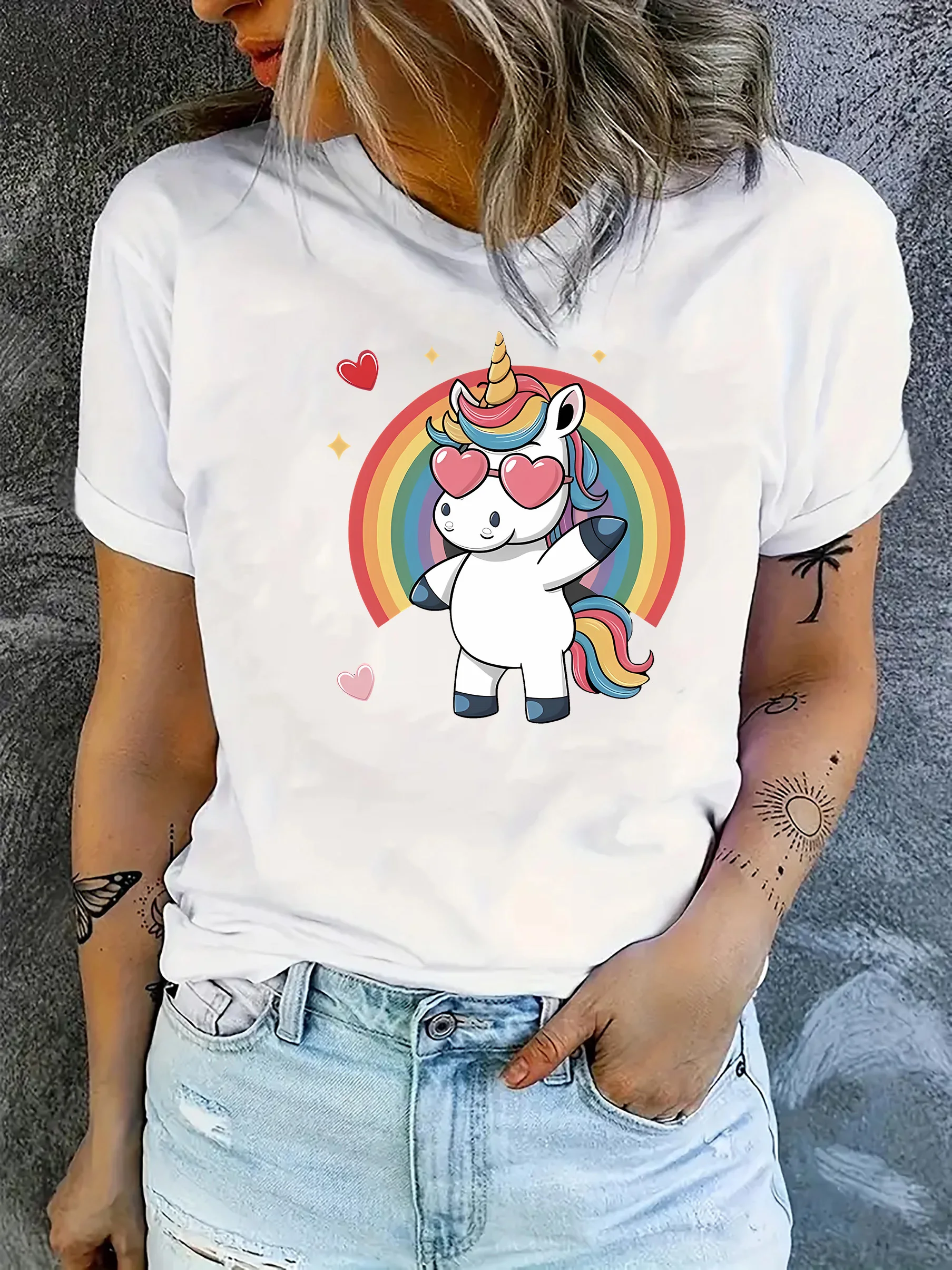 2025 جديد عارضة إلكتروني نمط طباعة للجنسين الشارع موضة الاتجاه قصيرة الأكمام القطن الخالص جولة الرقبة قصيرة الأكمام قميص