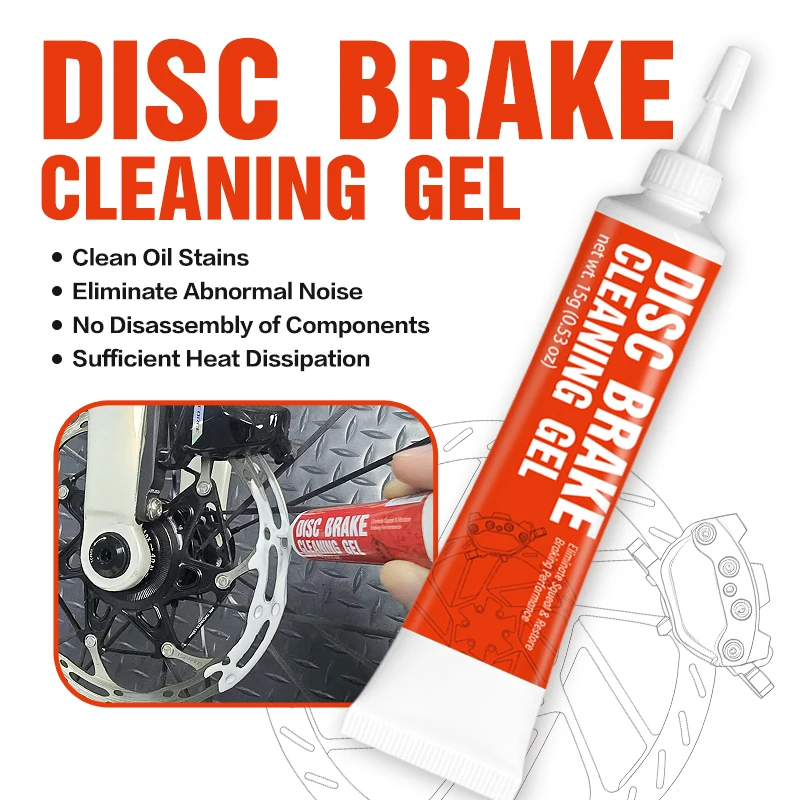 Bike Cleaning Degreaser Restore Braking Power Bicycle Cleaner Citric Acid Easy Application Eliminates Brake Noise Maintenanc