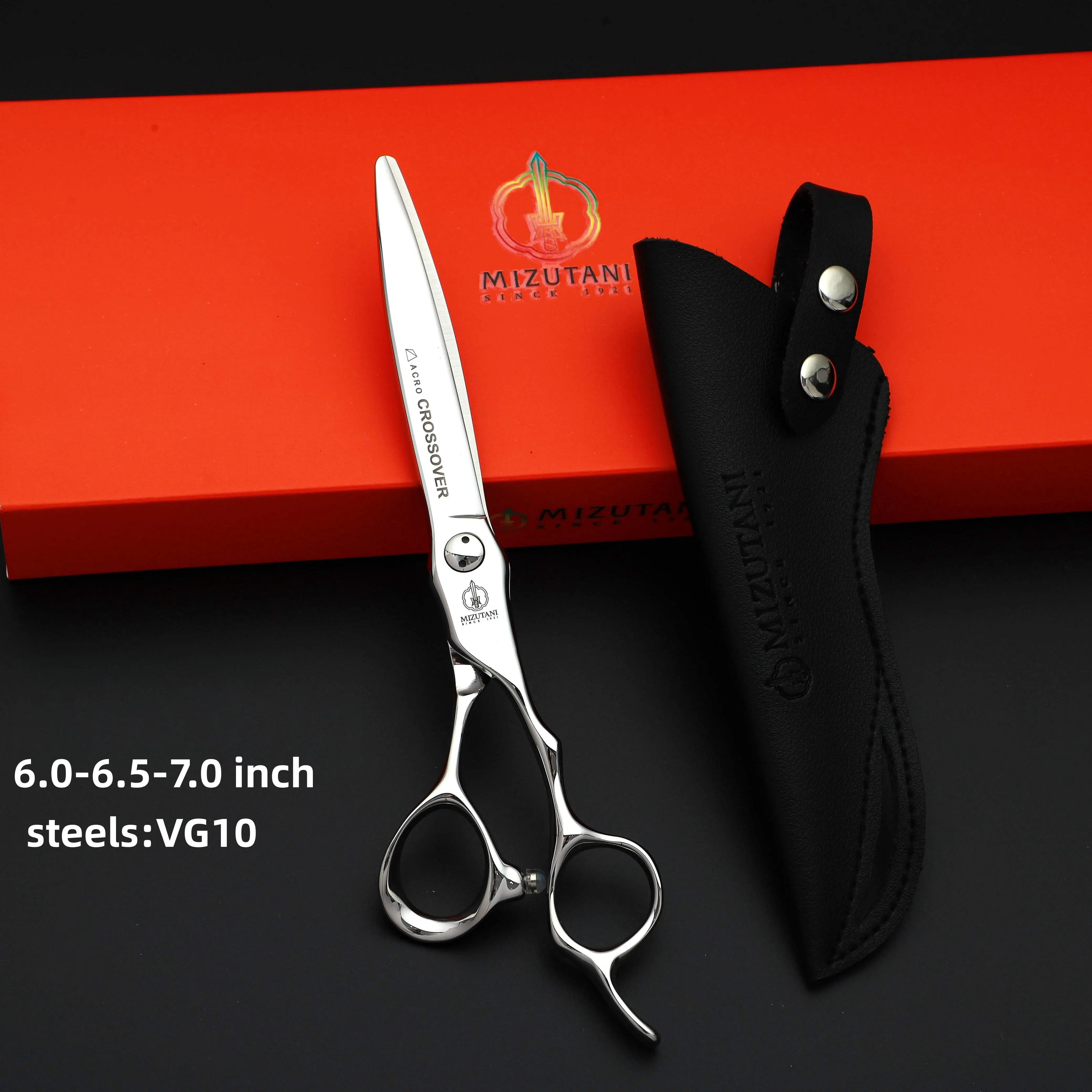 

MIZUTANI scissors 6.0-6.5-7.0-inch haircutting scissors VG10 material quality Hair scissors Barber shop Barber Direct shear