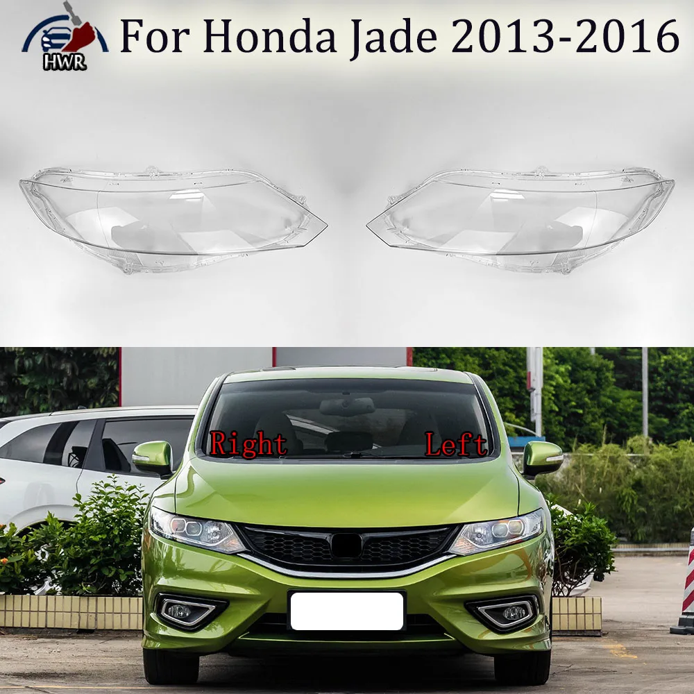 

Transparent Headlight Cover Headlamp Shell Clear Lens Plexiglass Replace Original Lampshade For Honda Jade 2013 2014 2015 2016