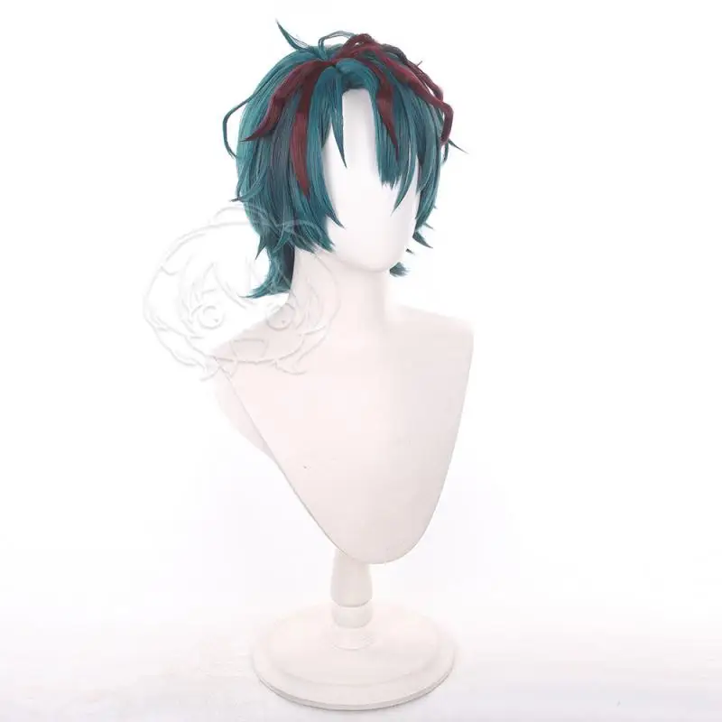 Arknights: Endfield Camille Cosplay-Perücken, Cosplay-Kostüme, Kopfbedeckung, 30 cm lange, simulierende Kopfhaut, dicke, gemischte, langhaarige Perücken – Detail 5