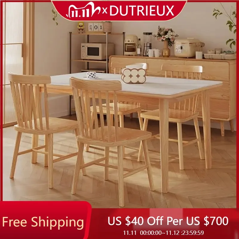 

Accent Unique Dining Table Party Study Event Restaurant Coffee Dining Table Modern Rectangular Juegos De Comedor Home Furniture