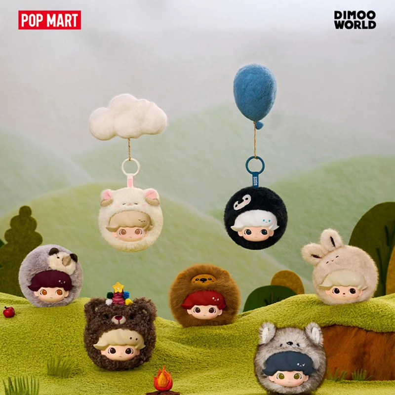 

POPMART DIMOO The Secret Theatre Club Series Earphone Case Blind Box Guess Bag Original Toys Doll Cute Anime Figure