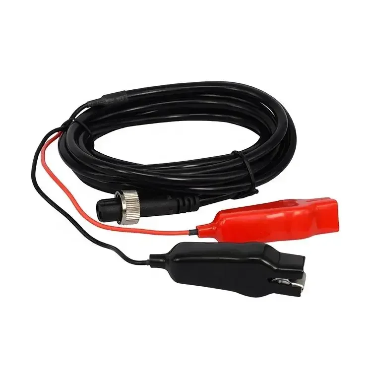 1.5 متر 2PIN كليب تمديد سلك الطاقة الكهربائية الصيد بكرة كابلات الموصلات جزء