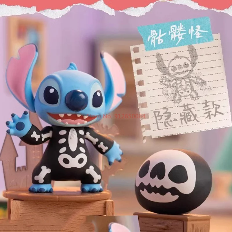 Disney Stitch Blind Box Weird Diary Series Anime Figures Mystery Box Collectible Cute Pvc Statue Doll Children Birthday Present